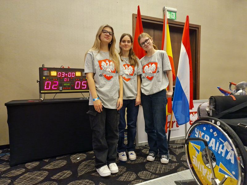 Nasi wolontariusze na Mistrzostwach Europy w szermierce na wózkach 