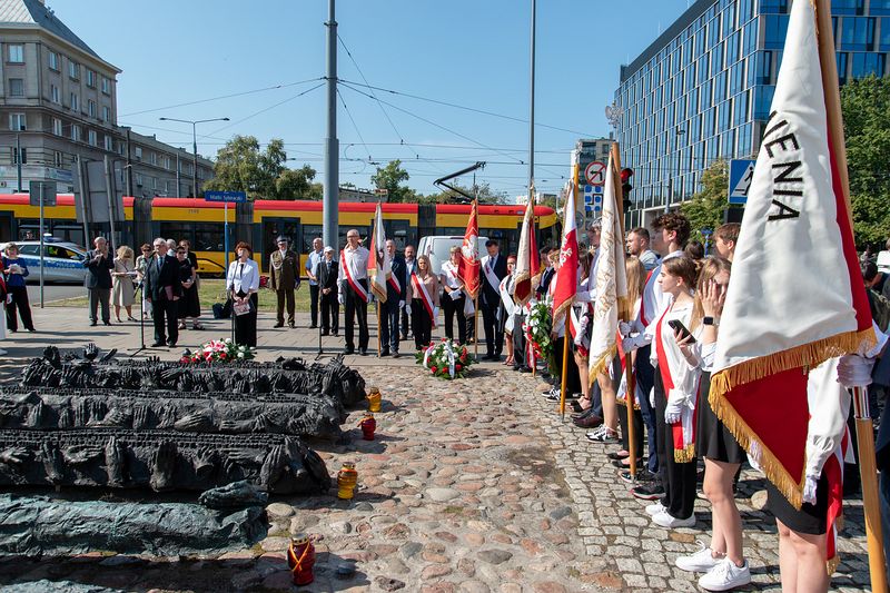 Udział w uroczystości patriotycznej przy Pomniku Poległym i Pomordowanym na Wschodzie 