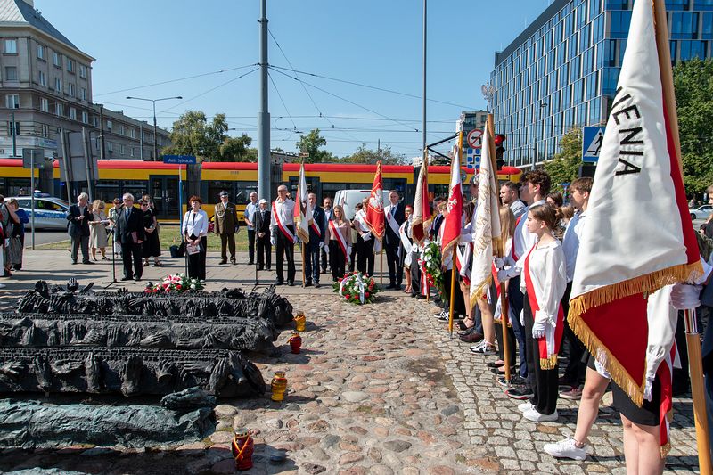 Udział w uroczystości patriotycznej przy Pomniku Poległym i Pomordowanym na Wschodzie 